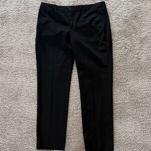 Banana Republic Black Dress Pants with Lilac Trim
